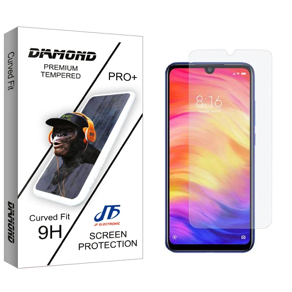 محافظ صفحه نمایش جی اف مدل Diamond مناسب برای گوشی موبایل شیائومی Redmi Note 7 Pro