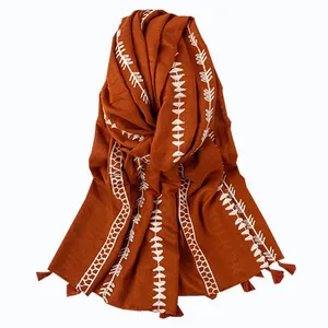 شال زنانه مدل نخی خامه دوزی 02