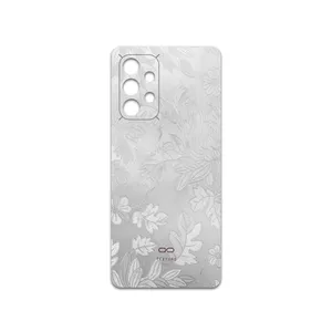 MAHOOT Silver-Wildflower Cover Sticker for Samsung Galaxy A53 5G