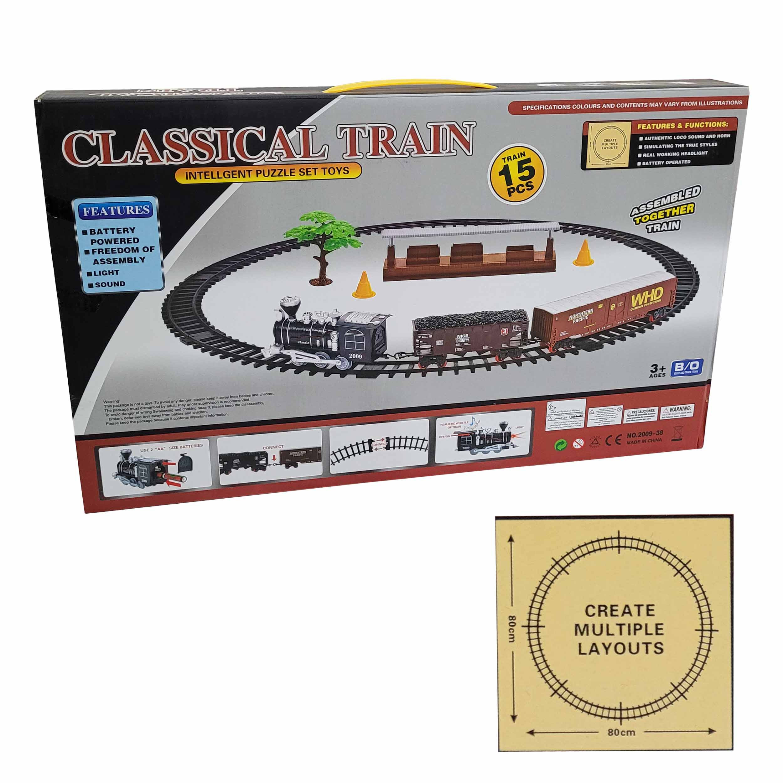 قطار بازی مدل CLASSICAL TRAIN کد 989