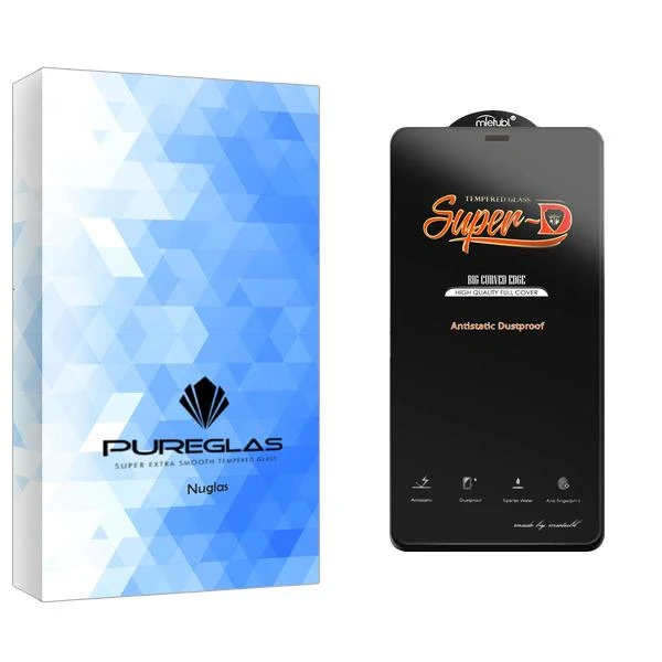 محافظ صفحه نمایش پیور گلس مدل NueGlas SuperD AntiStatic مناسب برای گوشی موبایل اپل 12 Pro Max