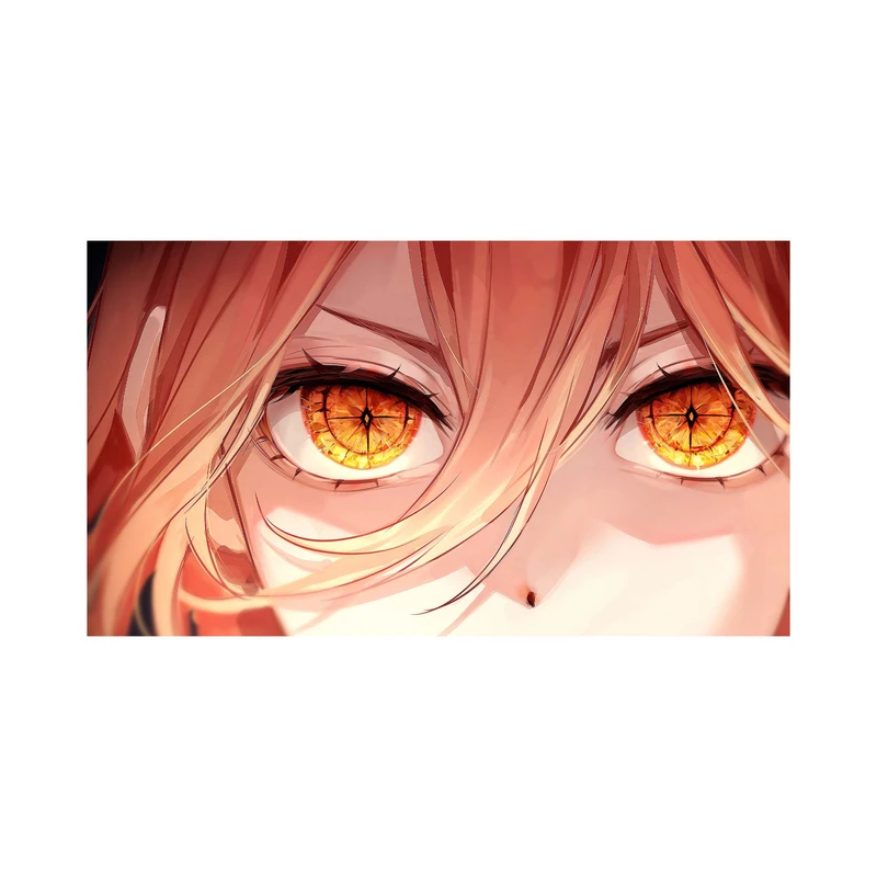 استیکر لپ تاپ و موبایل مدل انیمه طرح مرد اره ای پاور Chainsaw Man Power کد 3229