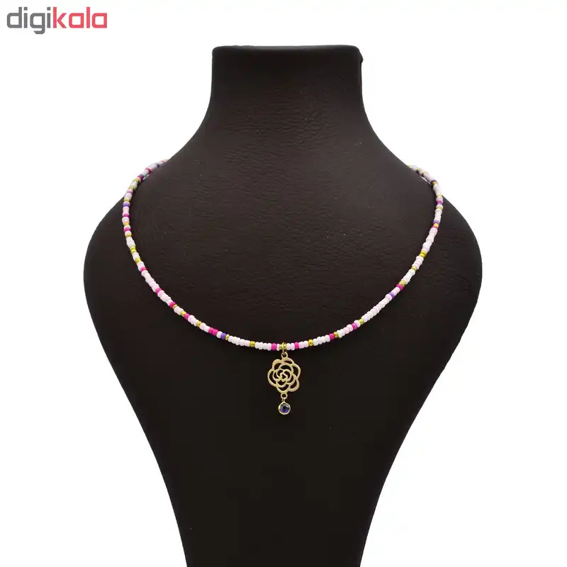 گردنبند طلا 18 عیار زنانه الن نار مدل گل LN5863061