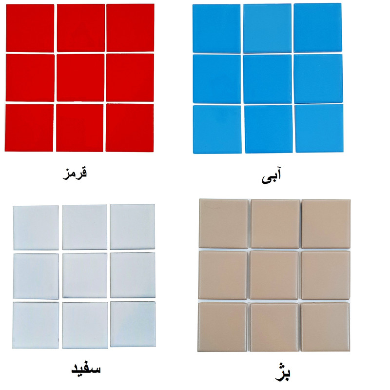 کاشی مدل استخری کد M 01 مجموعه 9 عددی