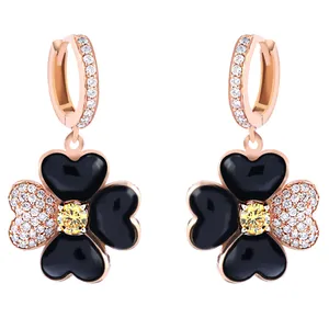 گوشواره طلا 18 عیار زنانه مدل 12507