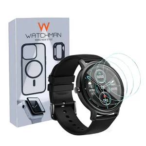 محافظ صفحه نمایش شیشه ای واچ من مدل SH-WM مناسب برای ساعت هوشمند هایلو  LS05S (RT) بسته سه عددی