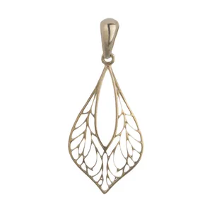 آویز گردنبند طلا 18 عیار زنانه قیراط طرح برگ کد GH4703