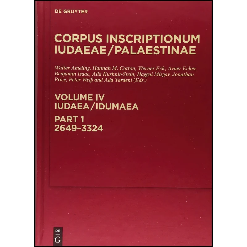 کتاب Iudaea / Idumaea Vol 1 اثر جمعي از نويسندگان انتشارات De Gruyter