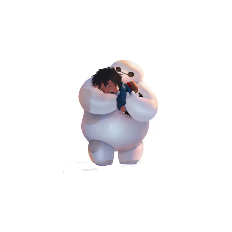 استیکر لپ تاپ و موبایل مدل انیمیشن طرح شش ابر قهرمان بیمکس Big Hero 6 Baymax کد 2736
