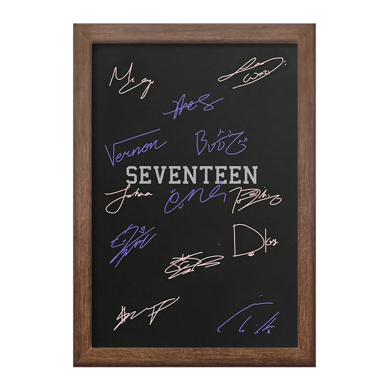 تابلو خندالو طرح گروه سونتین Seventeen  کد 21664