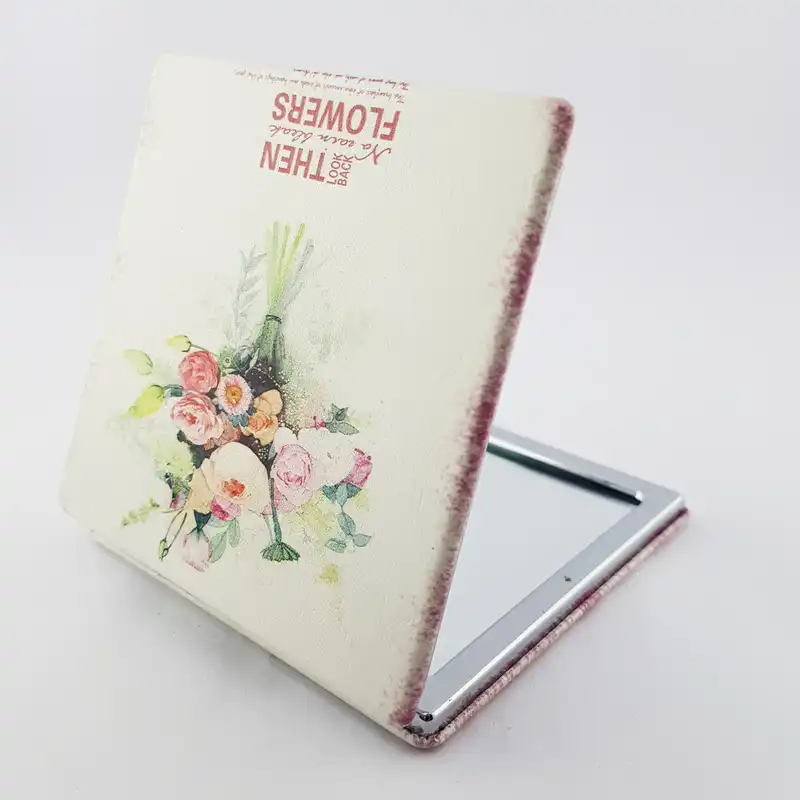 آینه جیبی طرح دسته گل کد Pk-56