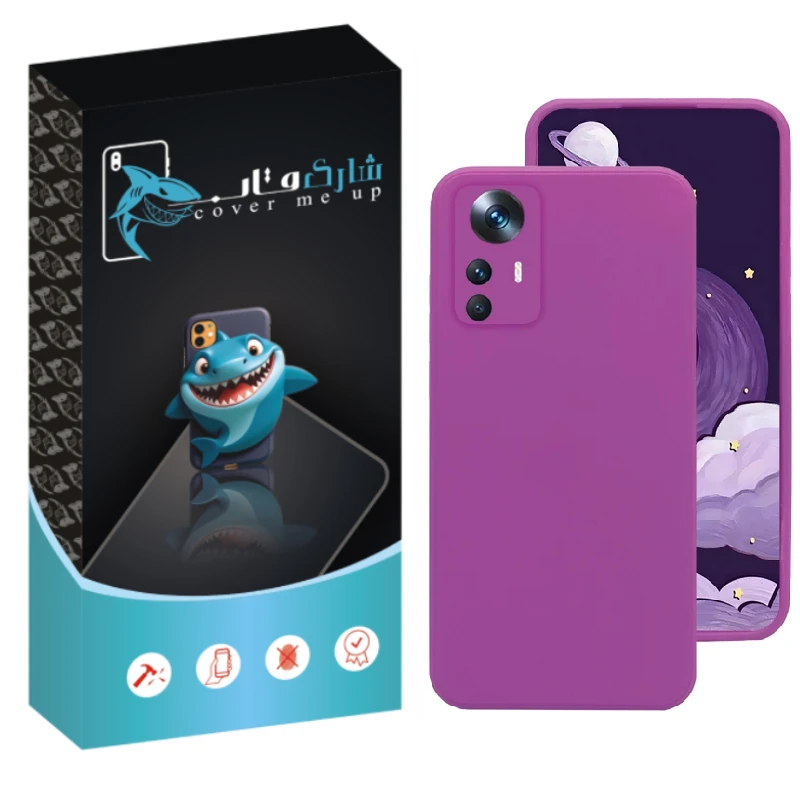 کاور شارک قاب مدل سیلیکونی مناسب برای گوشی موبایل شیائومی Mi 12T / Mi 12T Pro / Redmi K50 Ultra