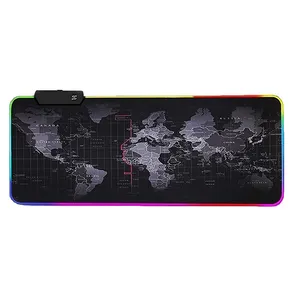 World Map RGB gaming Mouse Pad