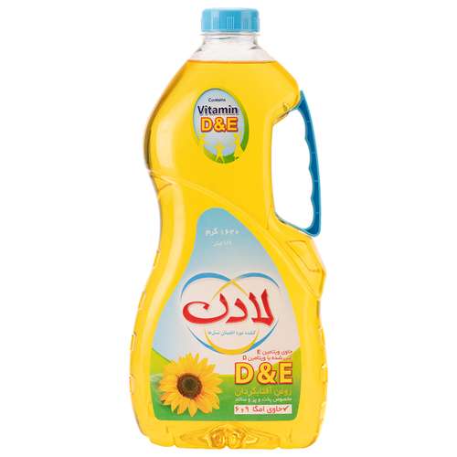 روغن مایع آفتابگردان حاوی ویتامین دی و ای لادن - 1.8 لیتر