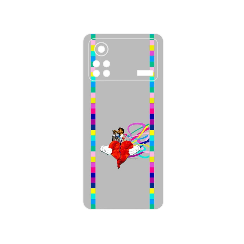 برچسب پوششی ماهوت مدل Collage of Heartbreak مناسب برای گوشی موبایل شیائومی Poco X4 Pro 5G