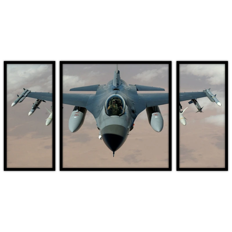 تابلو بکلیت طرح هواپیما مدل B-bu3636 مجموعه 3 عددی