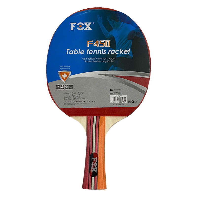 راکت پینگ پنگ فاکس مدل F450 بسته 2 عددی