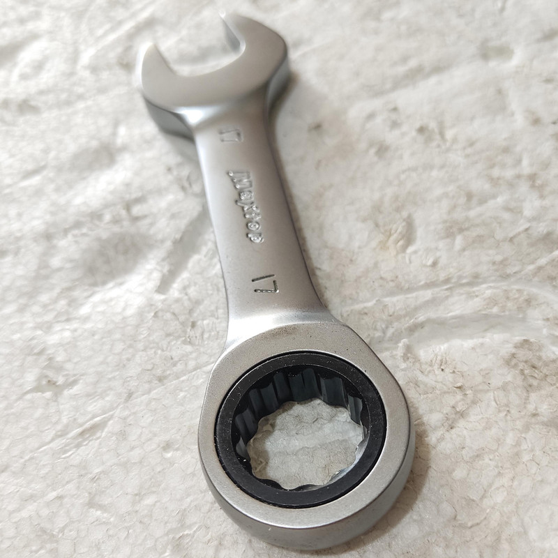 آچار یکسر تخت و یکسر رینگی جغجغه ای مکس تاپ مدل MAX 17 سایز 17 میلی متر