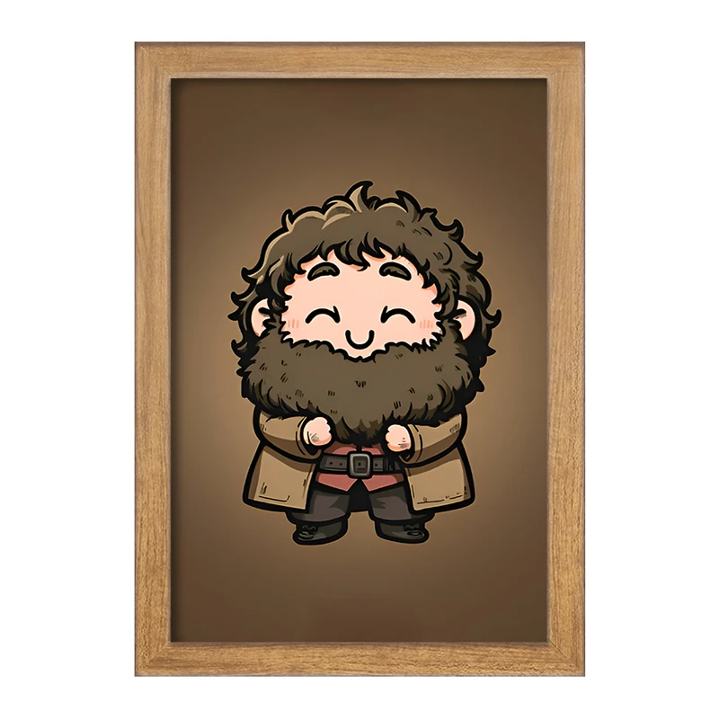 تابلو خندالو مدل هاگرید هری پاتر (Harry Potter) کد F9399