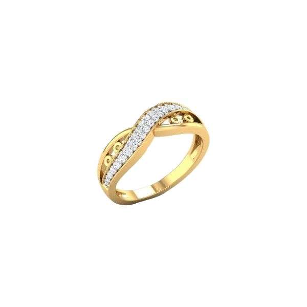   انگشتر طلا 18 عیار زنانه قیراط کد GH6211