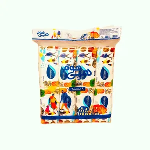 دستمال کاغذی 250 برگ دولایه هپی هم مدل پاییزی بسته 8 عددی