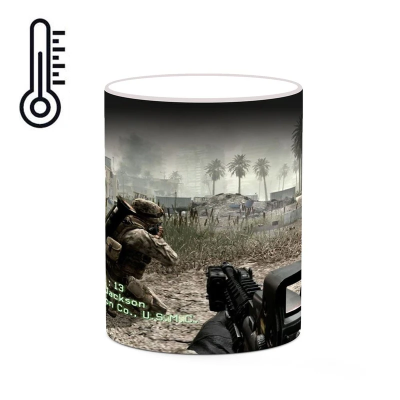 ماگ حرارتی کاکتی مدل بازی Call Of Duty 4ː Modern Warfare کد mgh27828