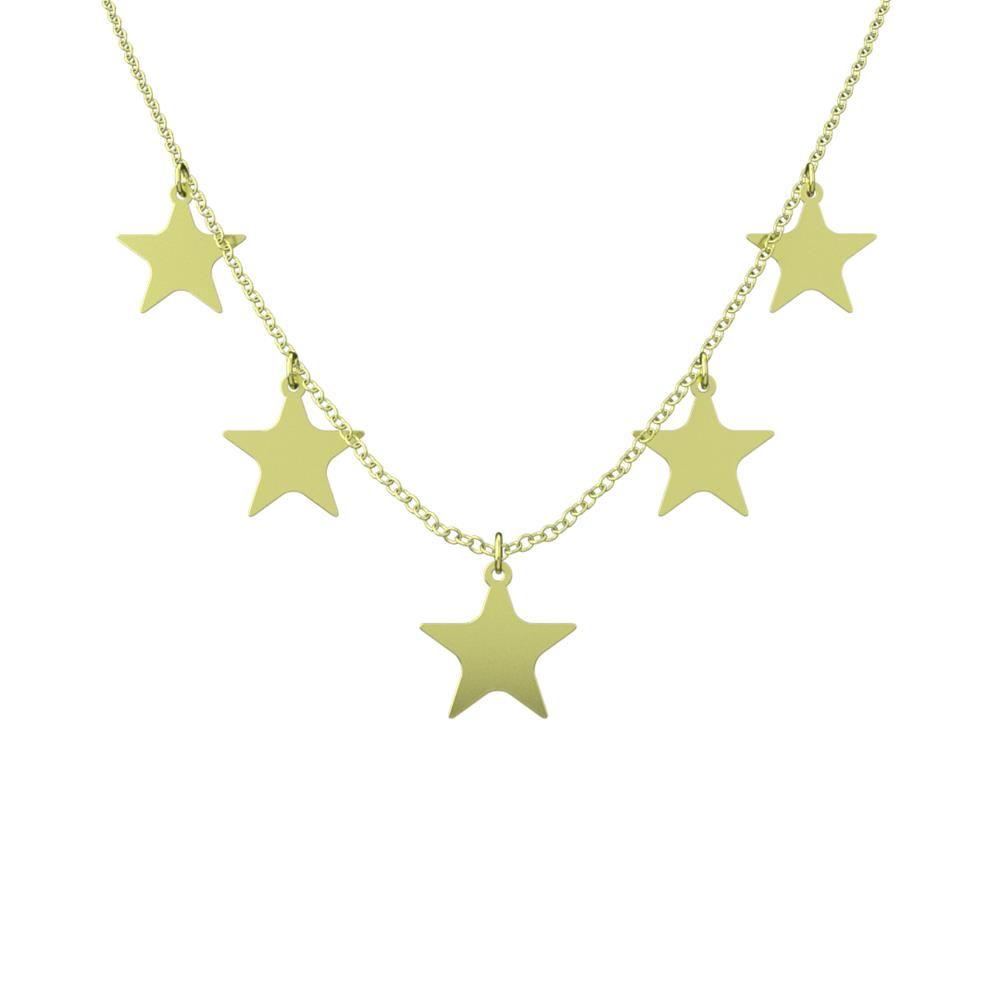 گردنبند طلا 18 عیار زنانه مدوپد مدل ستاره کد RNA15408 - - 6