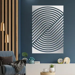 آینه پلکسی گلس مدل دکوراتیو کد N65 مجموعه 24 عددی