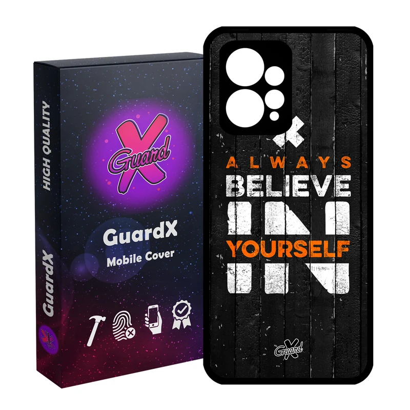 کاور گارد ایکس طرح Text مدل Glass10167 مناسب برای گوشی موبایل شیائومی Redmi Note 12 4G