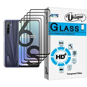 AFS Unique Glass MIX004 Screen Protector For Realme 6S Pack Of 4