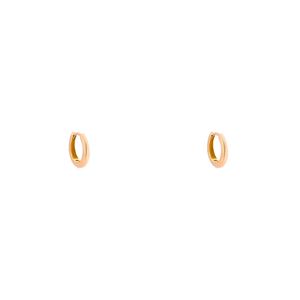 گوشواره حلقه ای طلا 18 عیار زنانه الی گالری مدل رینگ ساده