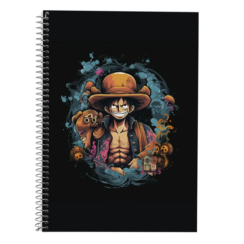 دفتر زبان 50 برگ مدوپد مدل سه خط طرح وان پیس One Piece کد DF10780