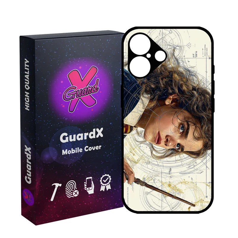 کاور گارد ایکس طرح هرماینی هری پاتر مدل 10952 مناسب برای گوشی موبایل اپل iPhone 16