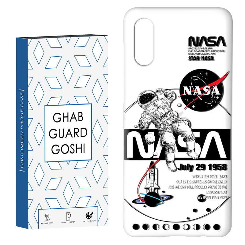 کاور قاب گارد گوشی طرح ناسا کد Dimo-555 مناسب برای گوشی موبایل سامسونگ Galaxy A02 / M02