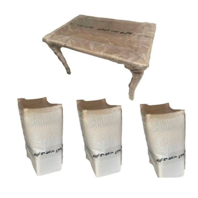 میز و صندلی ناهارخوری 6 نفره گالری چوب آشنایی مدل Khod-2Tir-Mah6