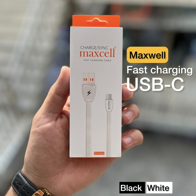 کابل تبدیل USB به USB-C مکسل مدل Galaxy-A13 به طول یک متر