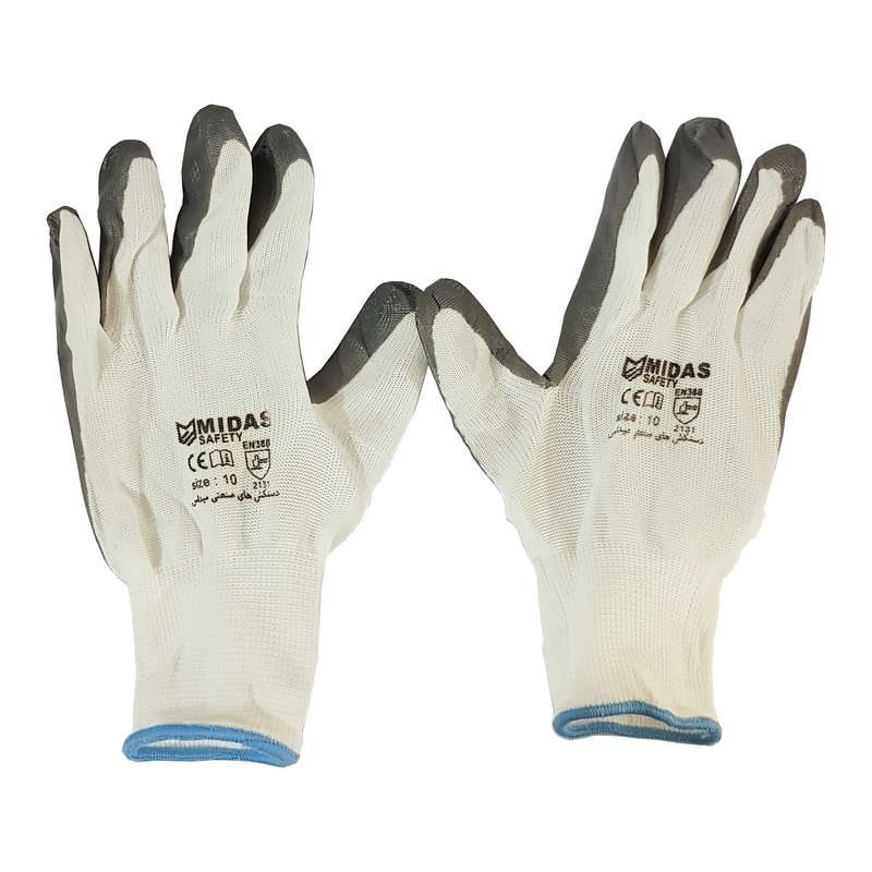 دستکش ایمنی میداس مدل کف مواد EN388