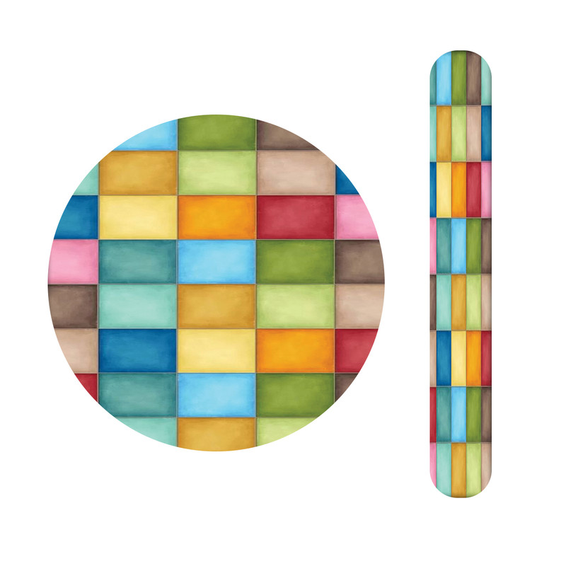 سوهان ناخن مندیکس مدل مربع کد 814 به همراه آینه جیبی