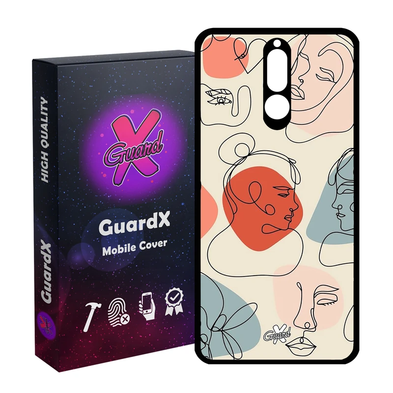 کاور گارد ایکس طرح دختر مدل Glass10363 مناسب برای گوشی موبایل هوآوی Mate 10 Lite