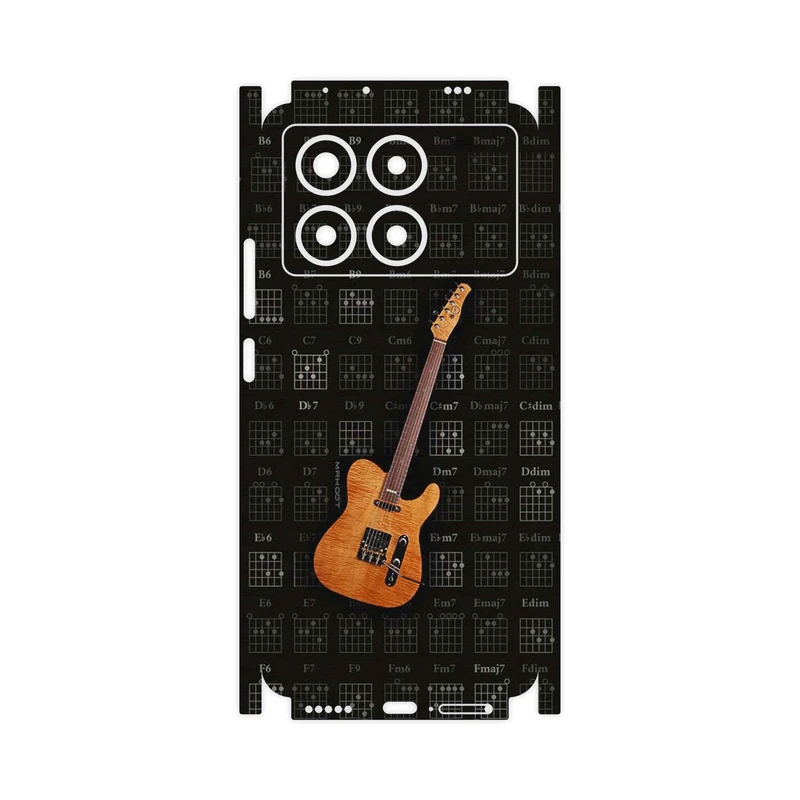 برچسب پوششی ماهوت مدل Guitar_Instrument-FullSkin مناسب برای گوشی موبایل شیائومی Poco X6 Pro