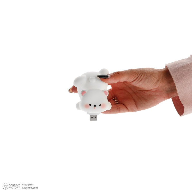چراغ خواب USB مدل USB Voice light طرح خرس قطبی