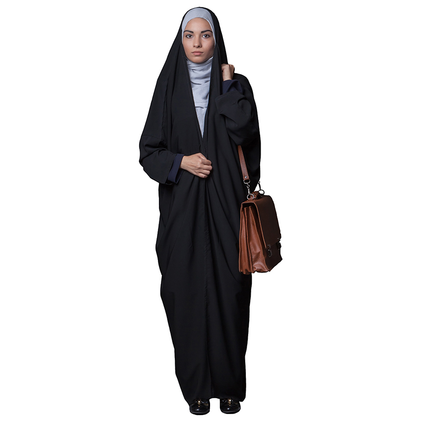 چادر عربی دخترانه حجاب فاطمی مدل اماراتی کن کن کد Kan343 -  - 2