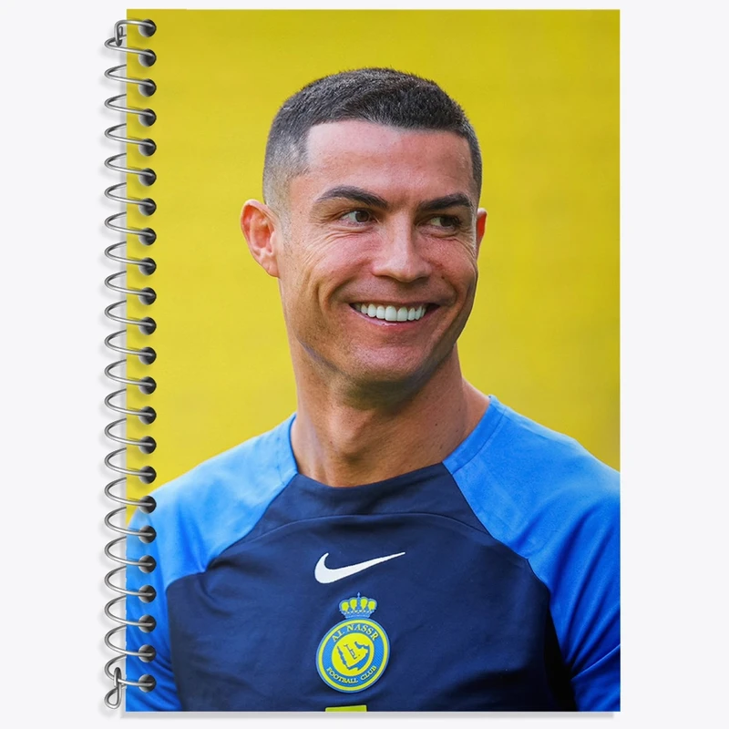 دفتر لغت 50 برگ خندالو طرح کریستیانو رونالدو کد 36388