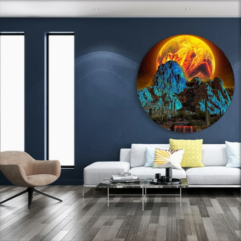 پوستر بک لایت طرح سیاره منظومه شمسی کد BK1517