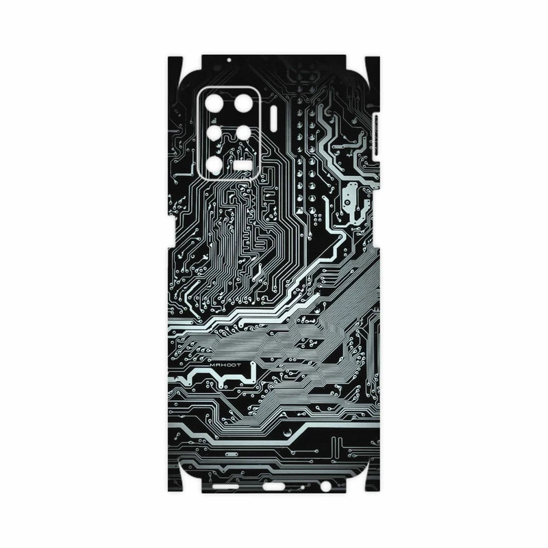 برچسب پوششی ماهوت مدل Black-Printed-Circuit-Board-FullSkin مناسب برای گوشی موبایل اپو A94 4G