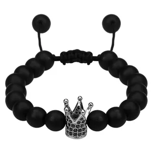 دستبند طرح تاج کد M01
