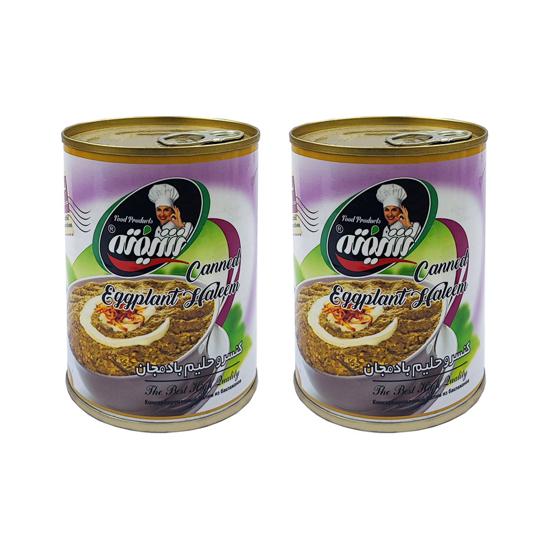 کنسرو حلیم بادمجان شیفته - 370 گرم بسته 2 عددی