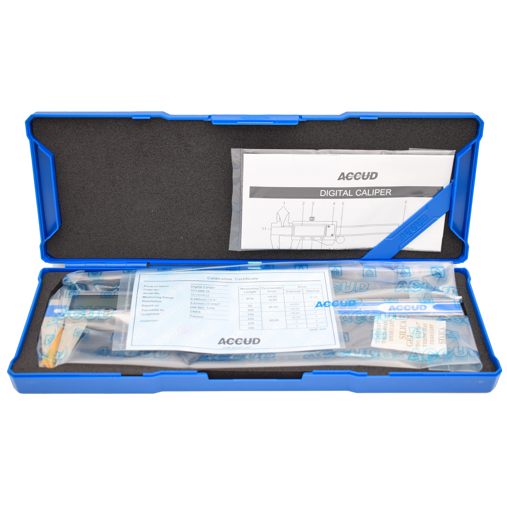 کولیس دیجیتال آکاد کد 16-008-111 گستره 0-200 میلی متر