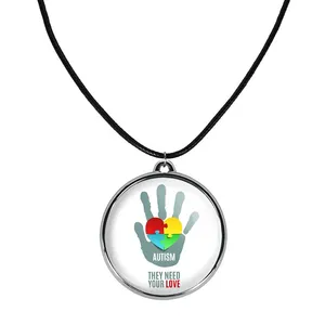 گردنبند خندالو مدل اتیسم Autism کد 2674526746