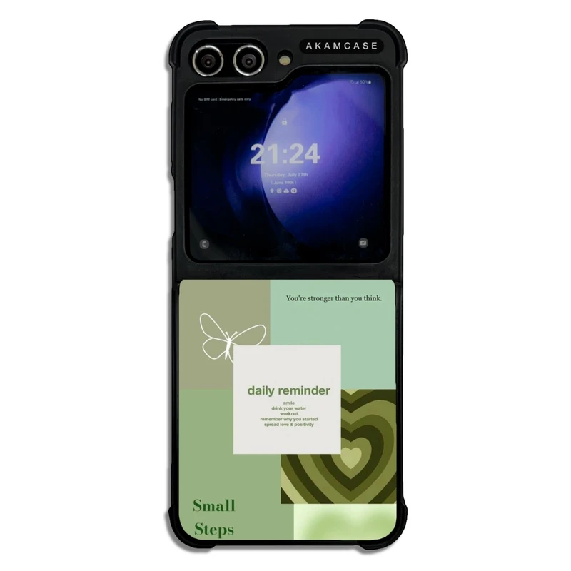 کاور آکام مدل AMC-WSGZFLIP5-GREEN-17 مناسب برای گوشی موبایل سامسونگ Galaxy Z Flip 5